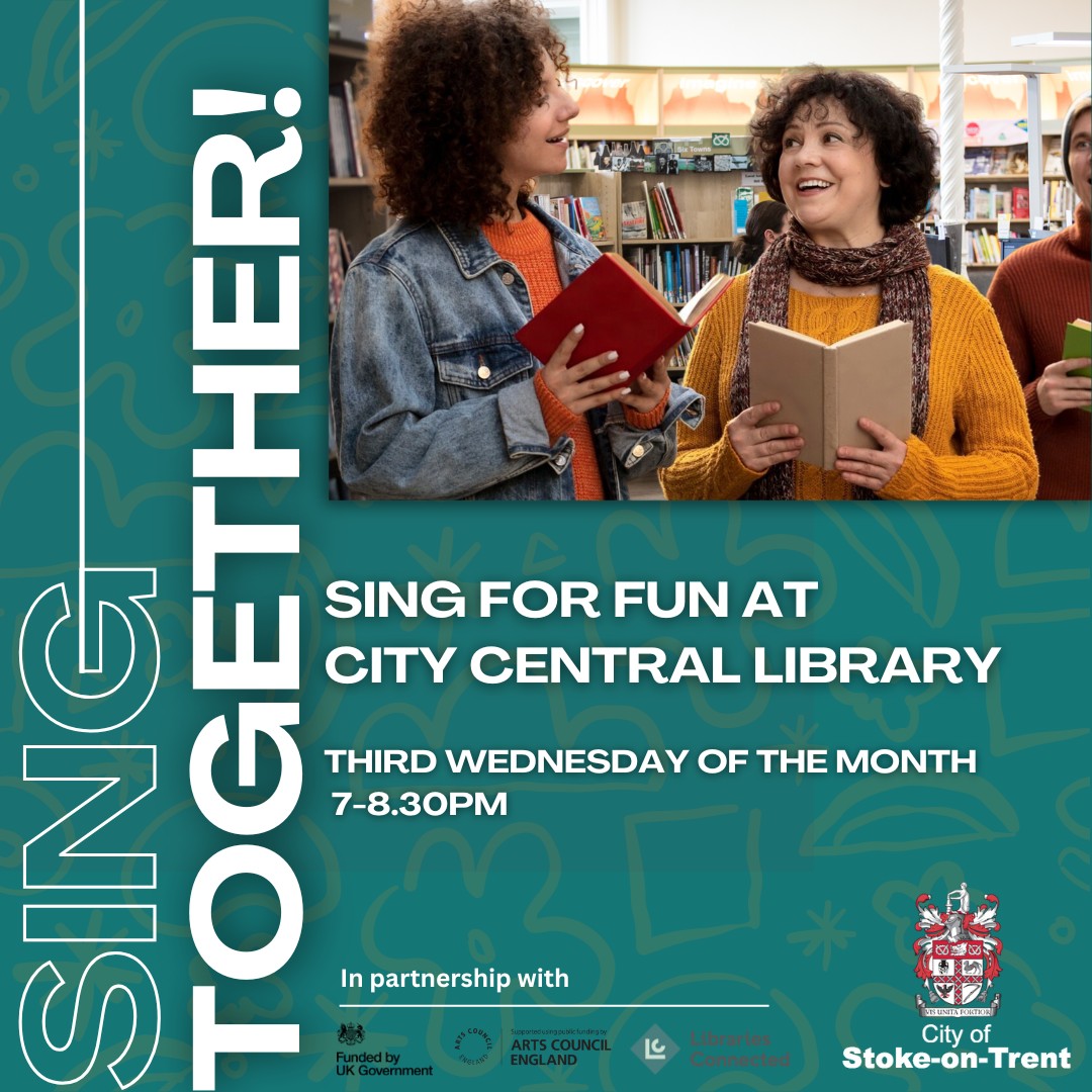 Sing Together Hanley Library poster